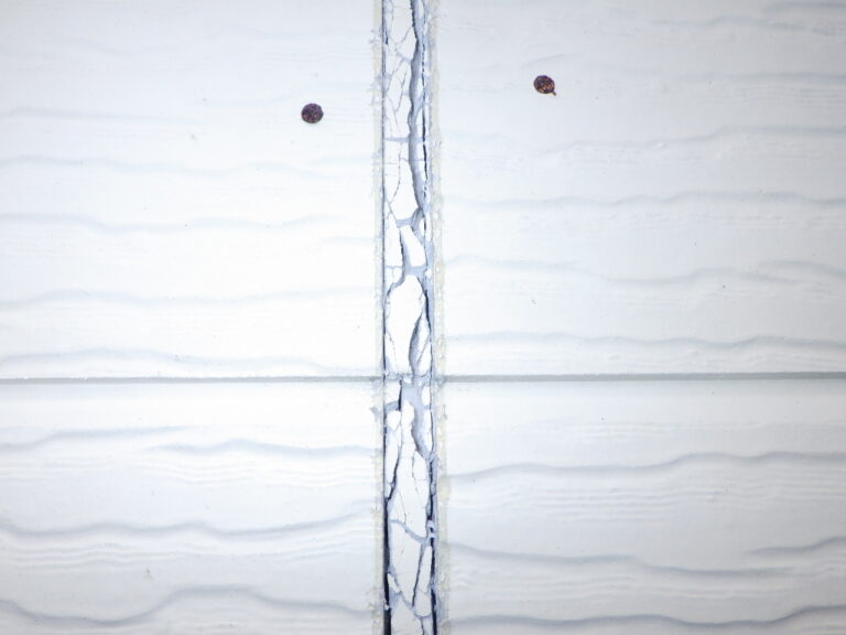 既存外壁目地です