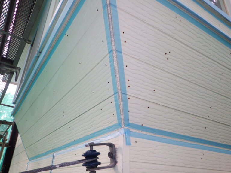 シーリング用の養生をしました