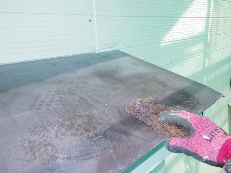 板金のケレン中です