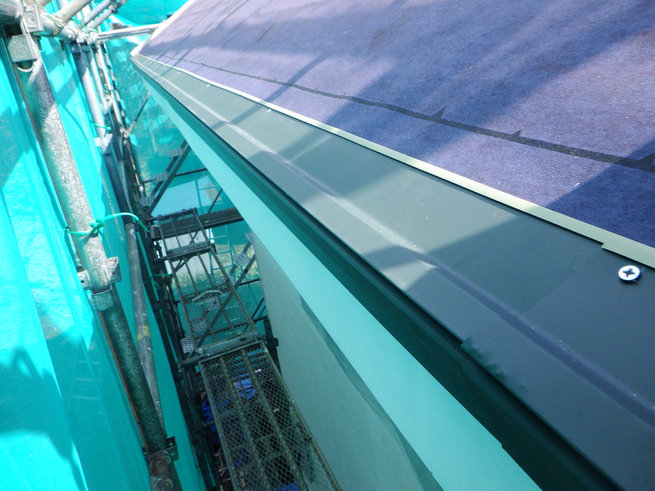 水切りスターターの固定終了です