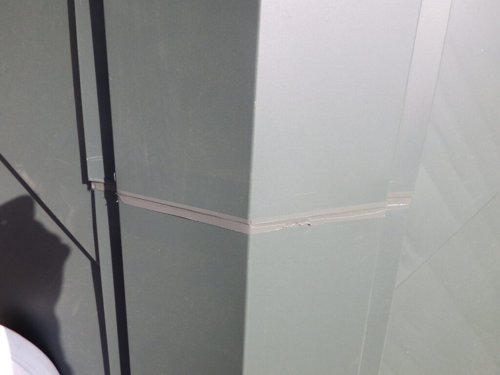 シーリングが終了しました