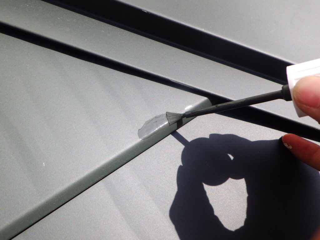 タッチアップ中です