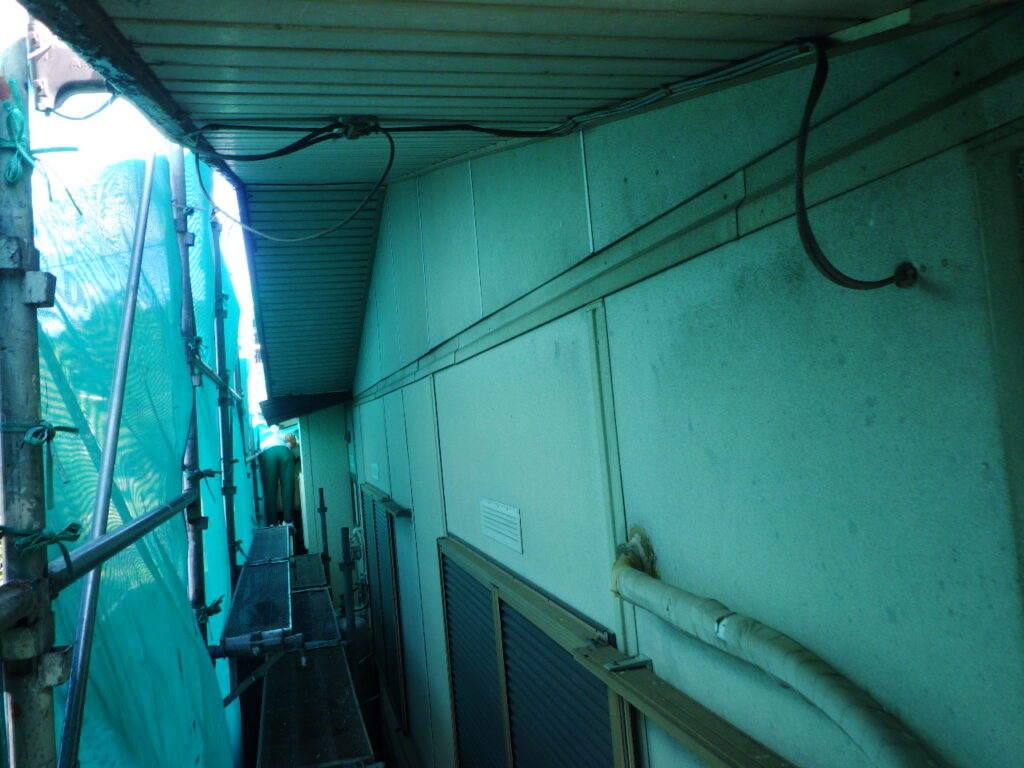 洗浄前の外壁の状態です