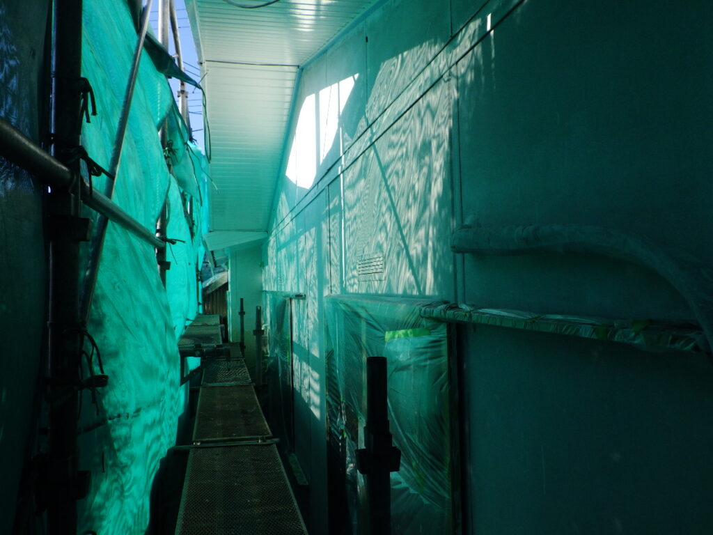 本日の施工後の状態です