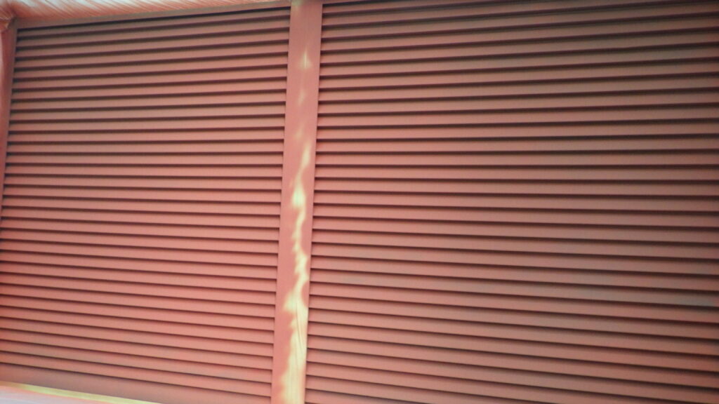 錆止め吹付塗装終了です