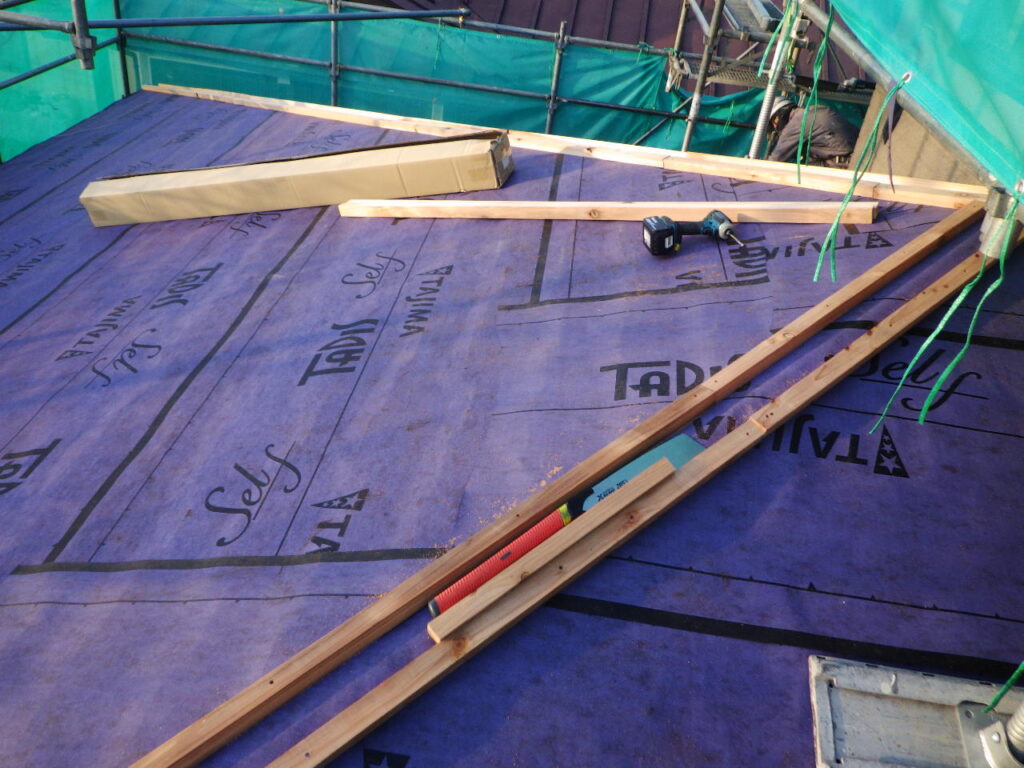 板金下地の取り付け終了です