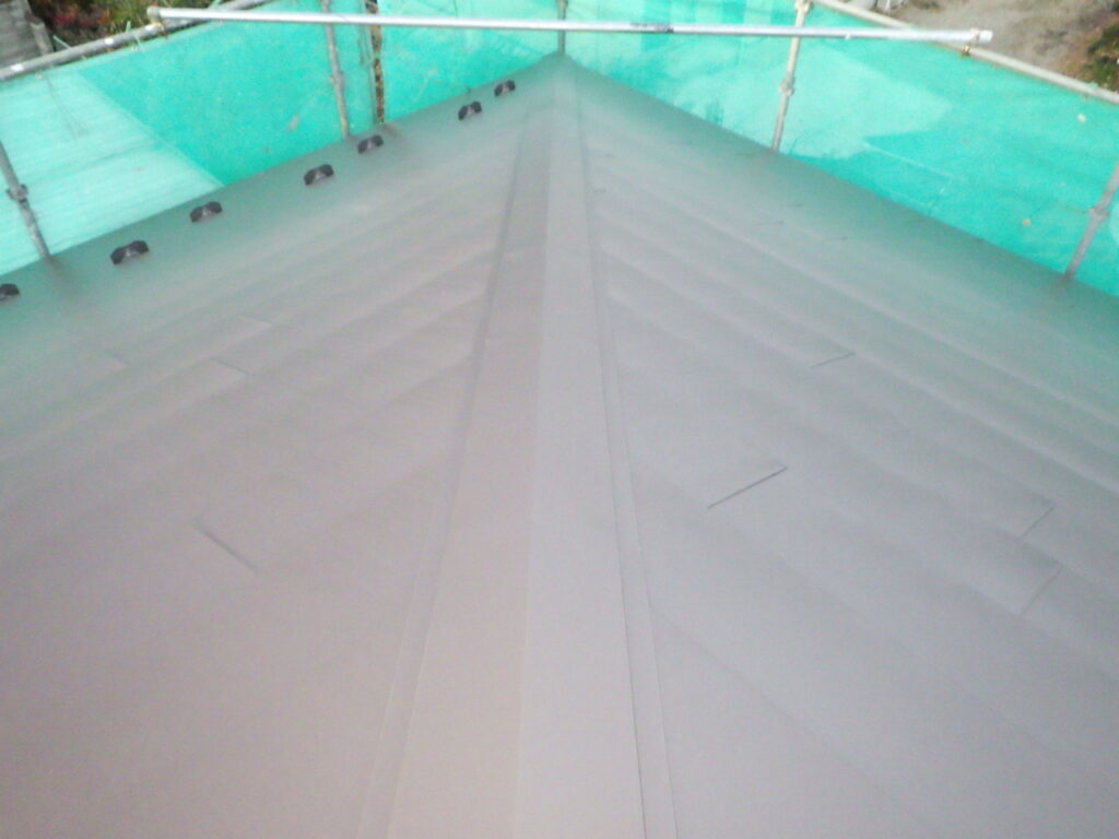 北西面の棟を仕上げました