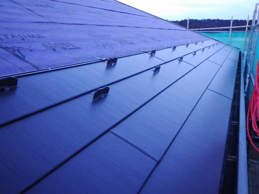 南面の施工後の状態です