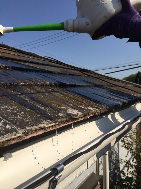 水漏れ検査中です