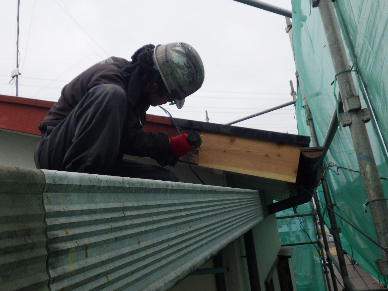 破風板の張り替え