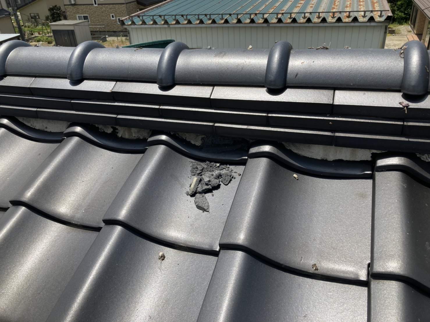 棟モルタル　現地調査