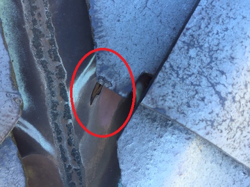 雨漏れ修繕工事　現調