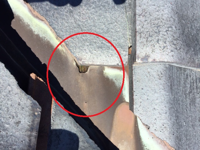 雨漏れ修繕工事　現調