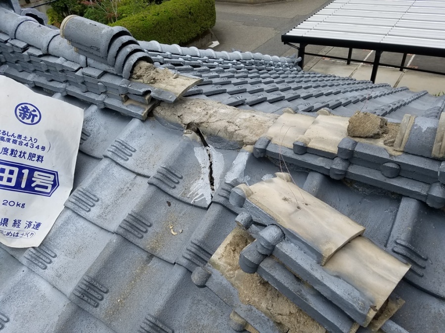 雨漏れ工事（瓦屋根）