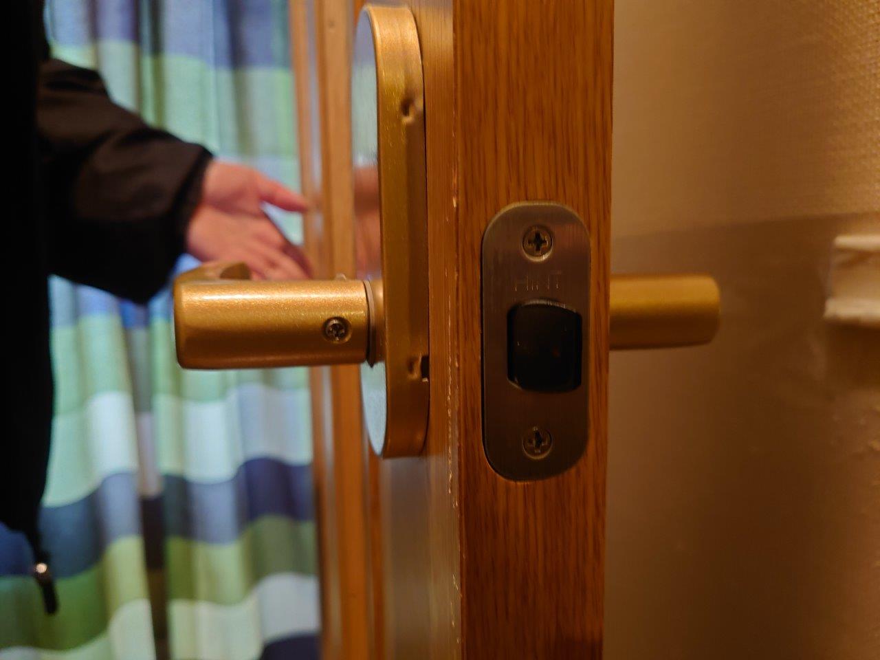 ドアノブの調子が悪い　現地調査