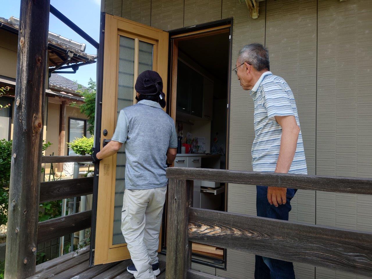 上げ下げ窓取り替え