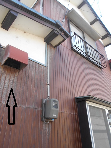 外壁張替工事、現調