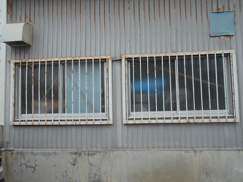 塗装工事　格子