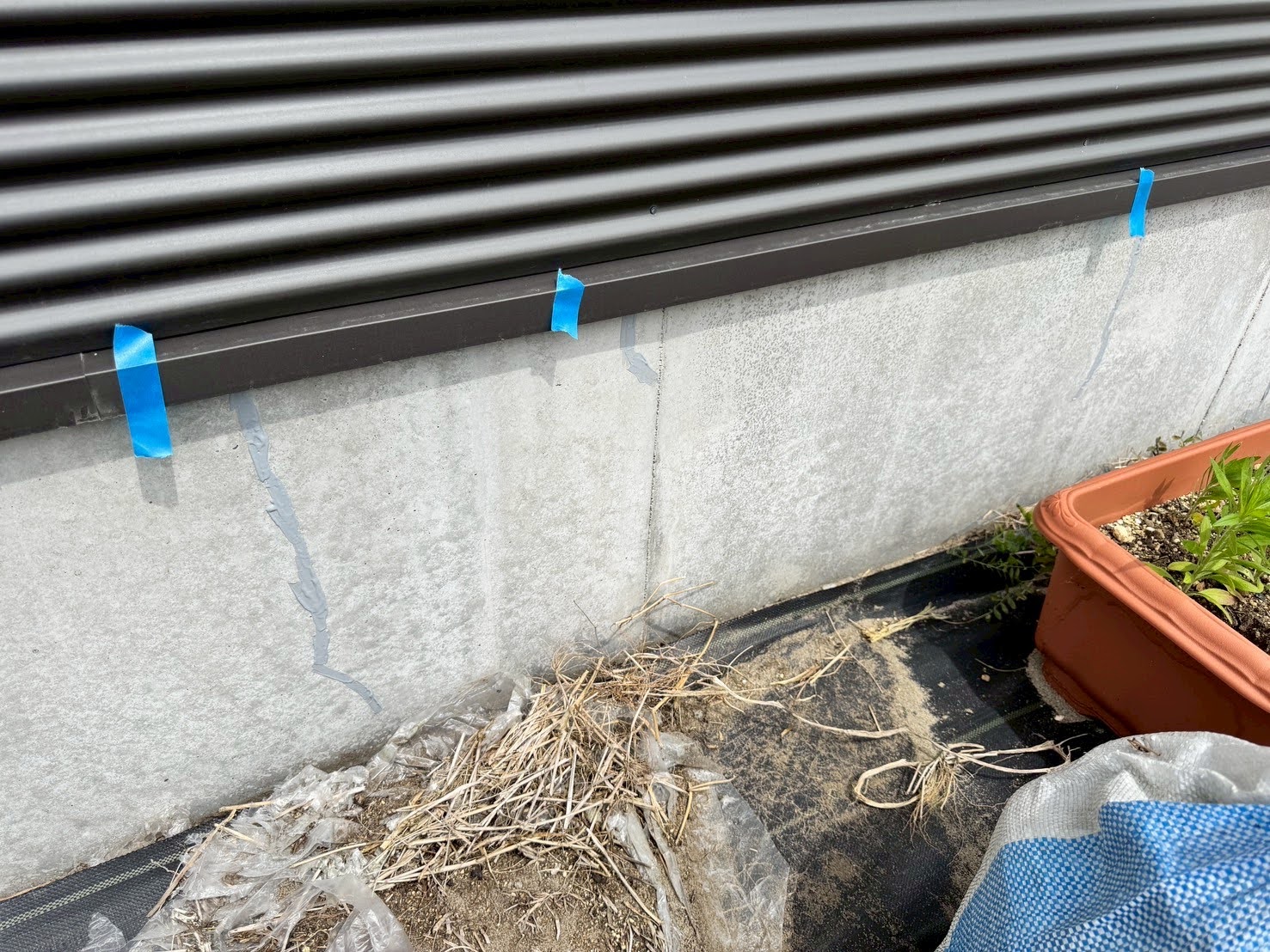 基礎クラック補修工事