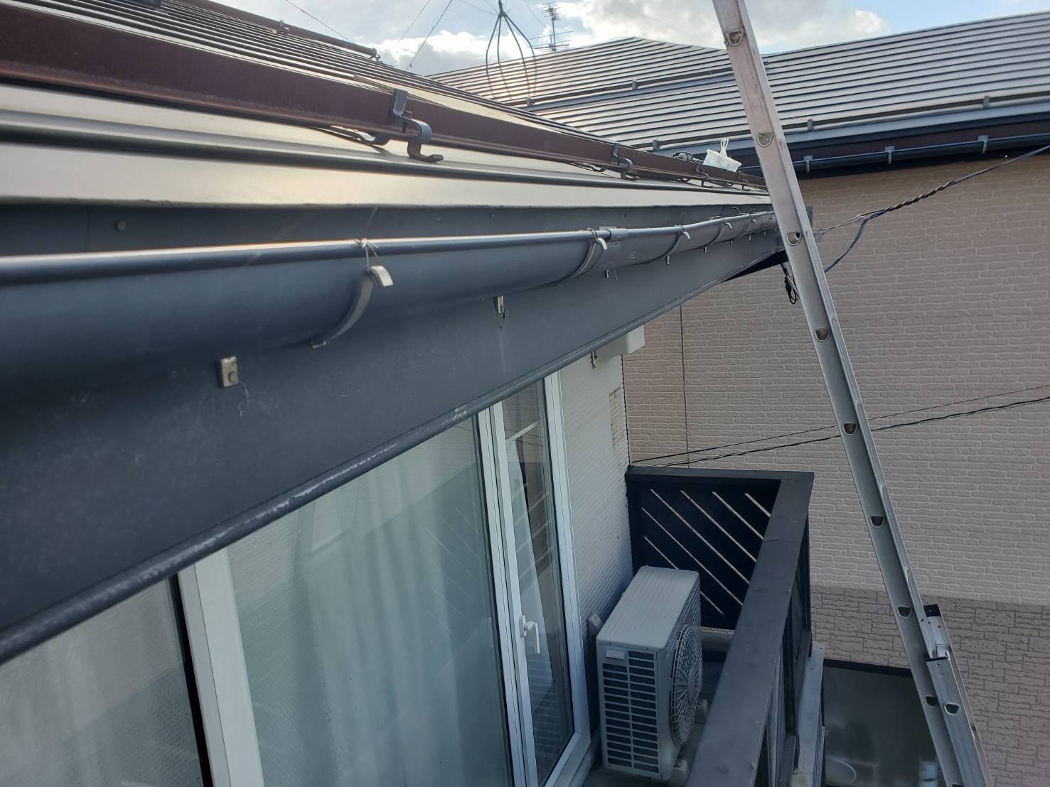 軒樋金具打ち直し