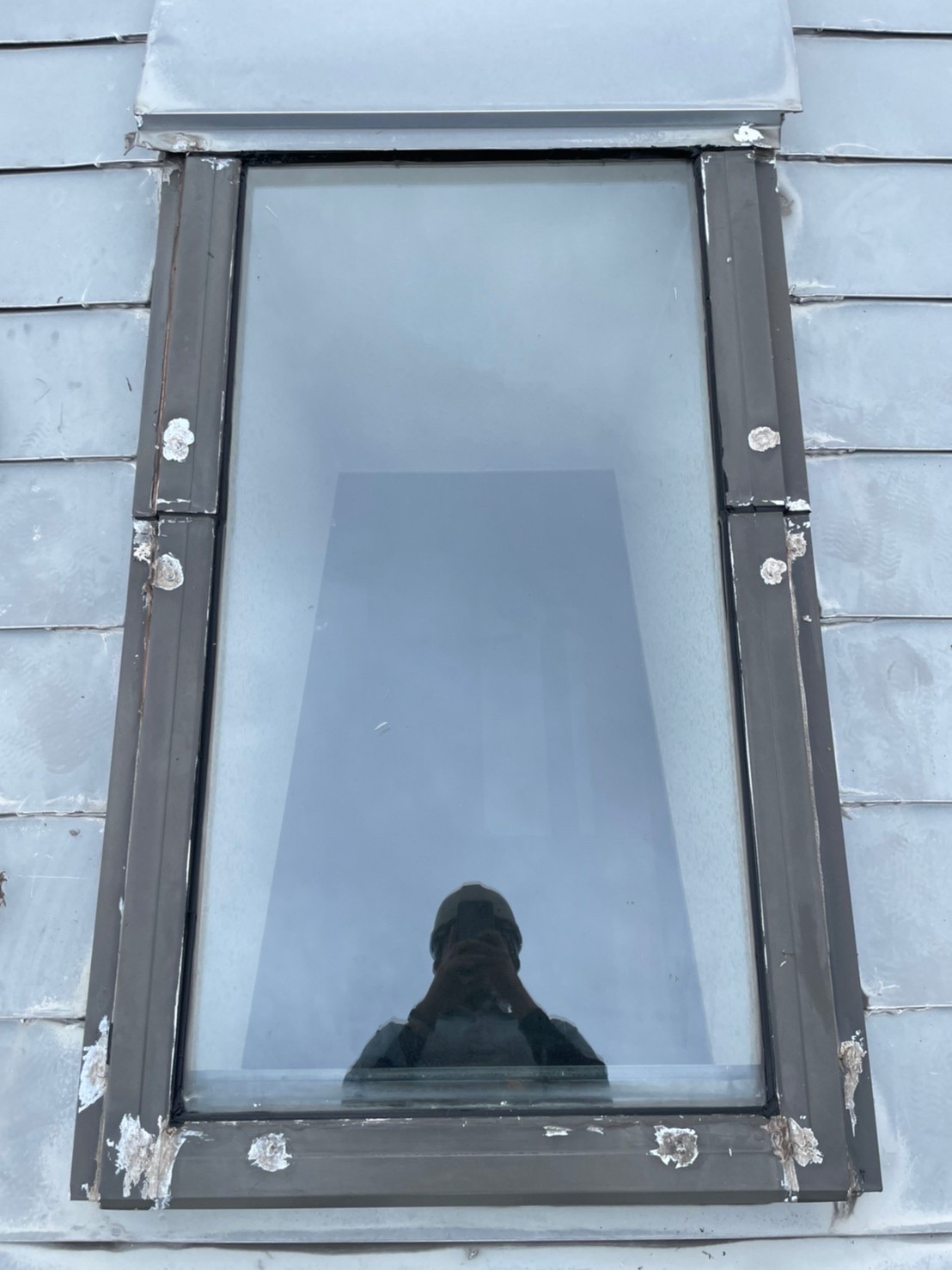 天窓から雨漏れ後