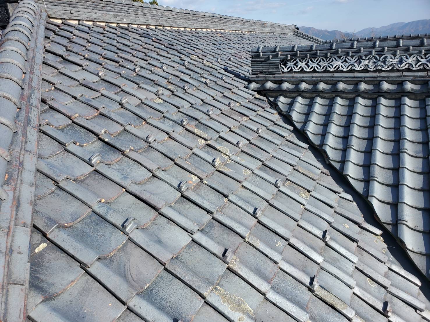 瓦屋根から雨漏れ