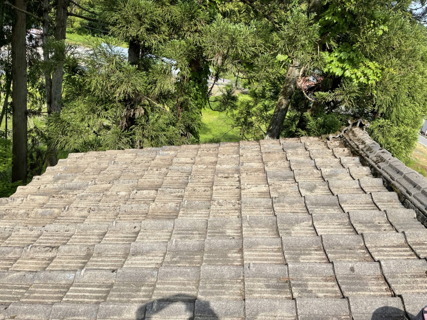 瓦屋根葺き直し工事