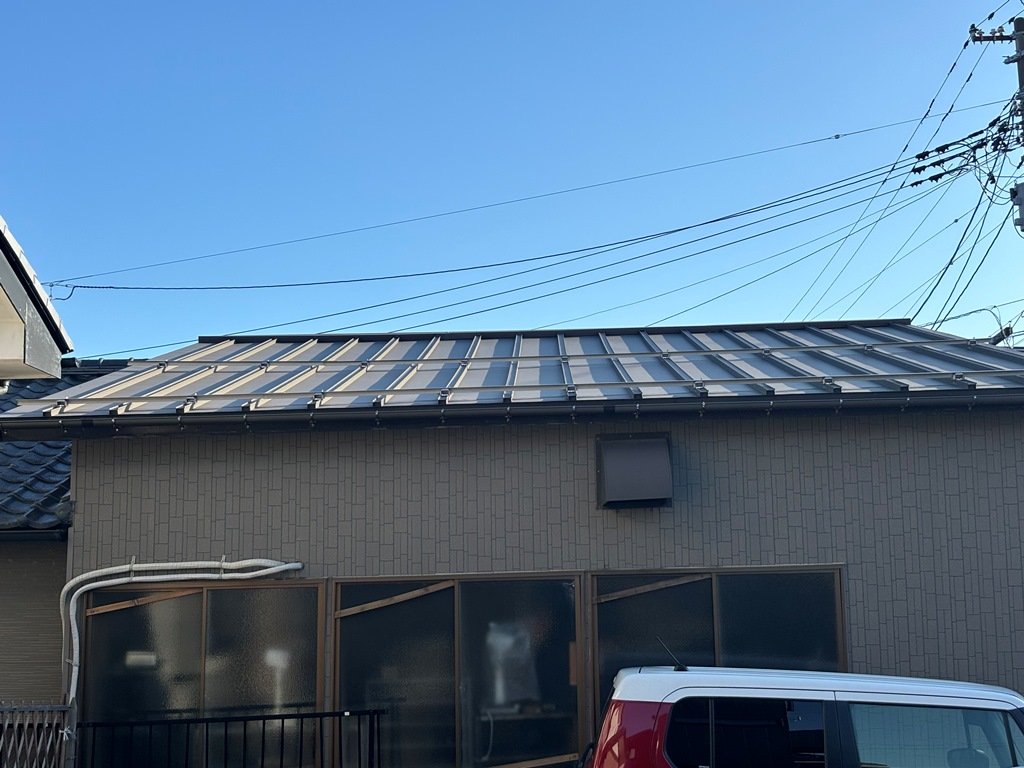 雨樋から雨漏れ　現地調査