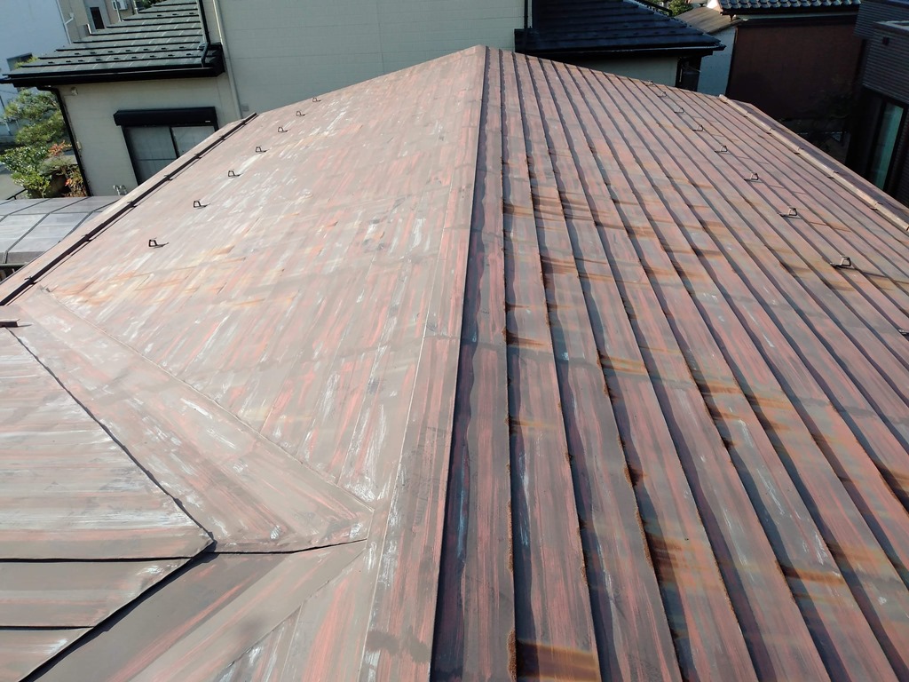 屋根板金葺き替え工事