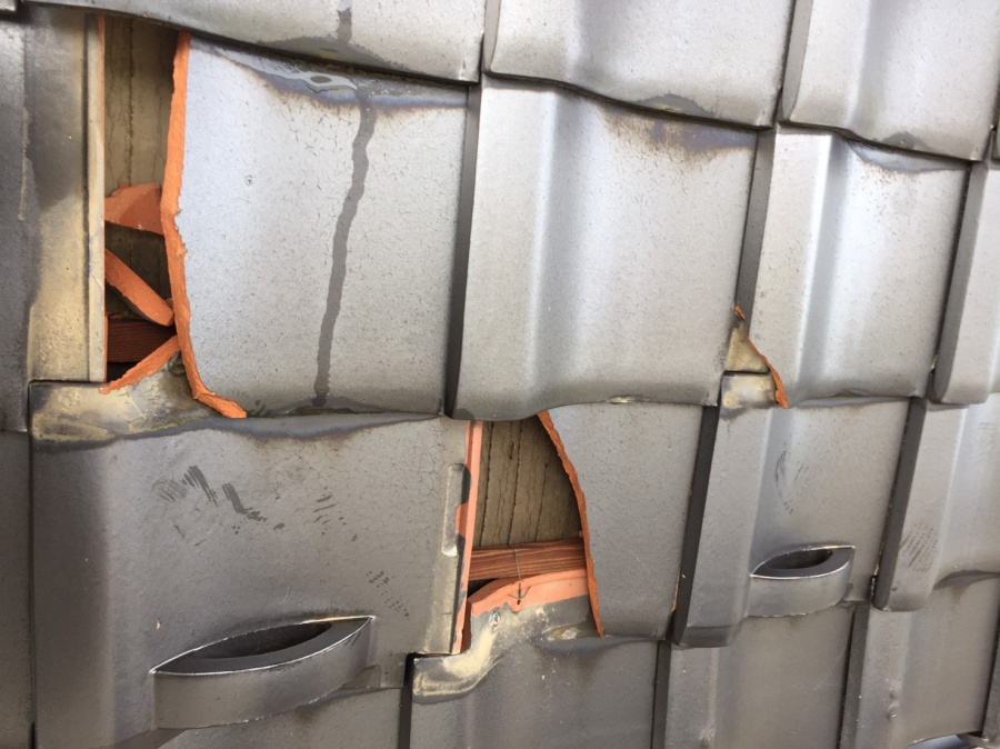 瓦屋根　瓦交換