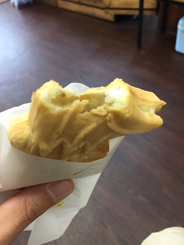 玄関アプローチ　鯛焼き