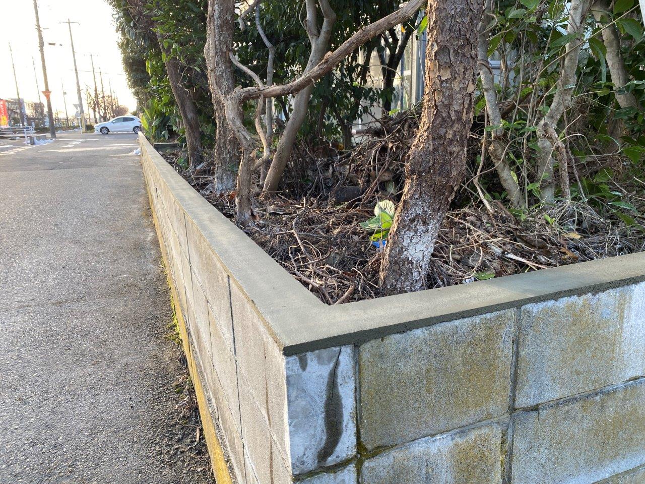 ブロック塀解体