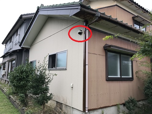 換気ﾌｰﾄﾞ　外壁張替