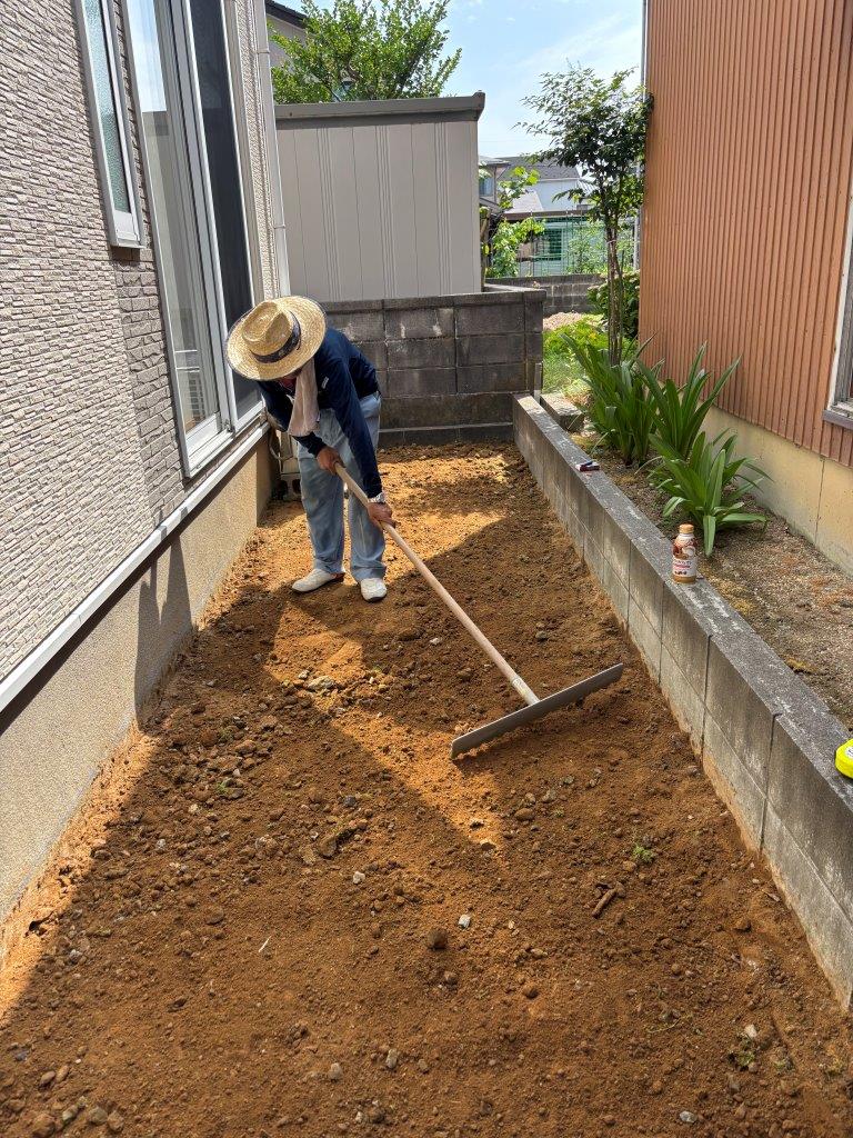 インターロッキング敷き工事