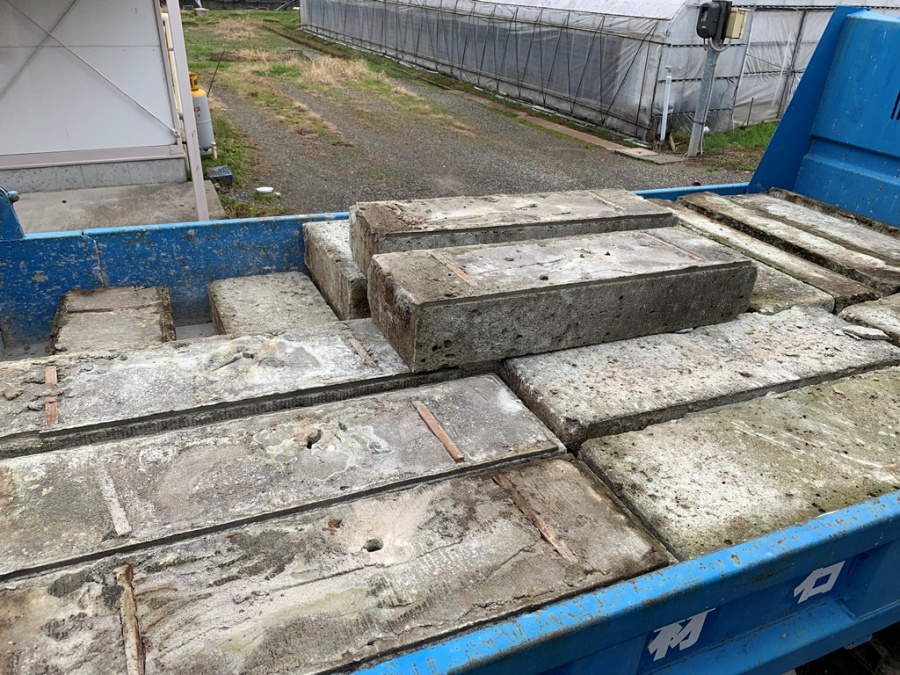 大谷石塀解体工事