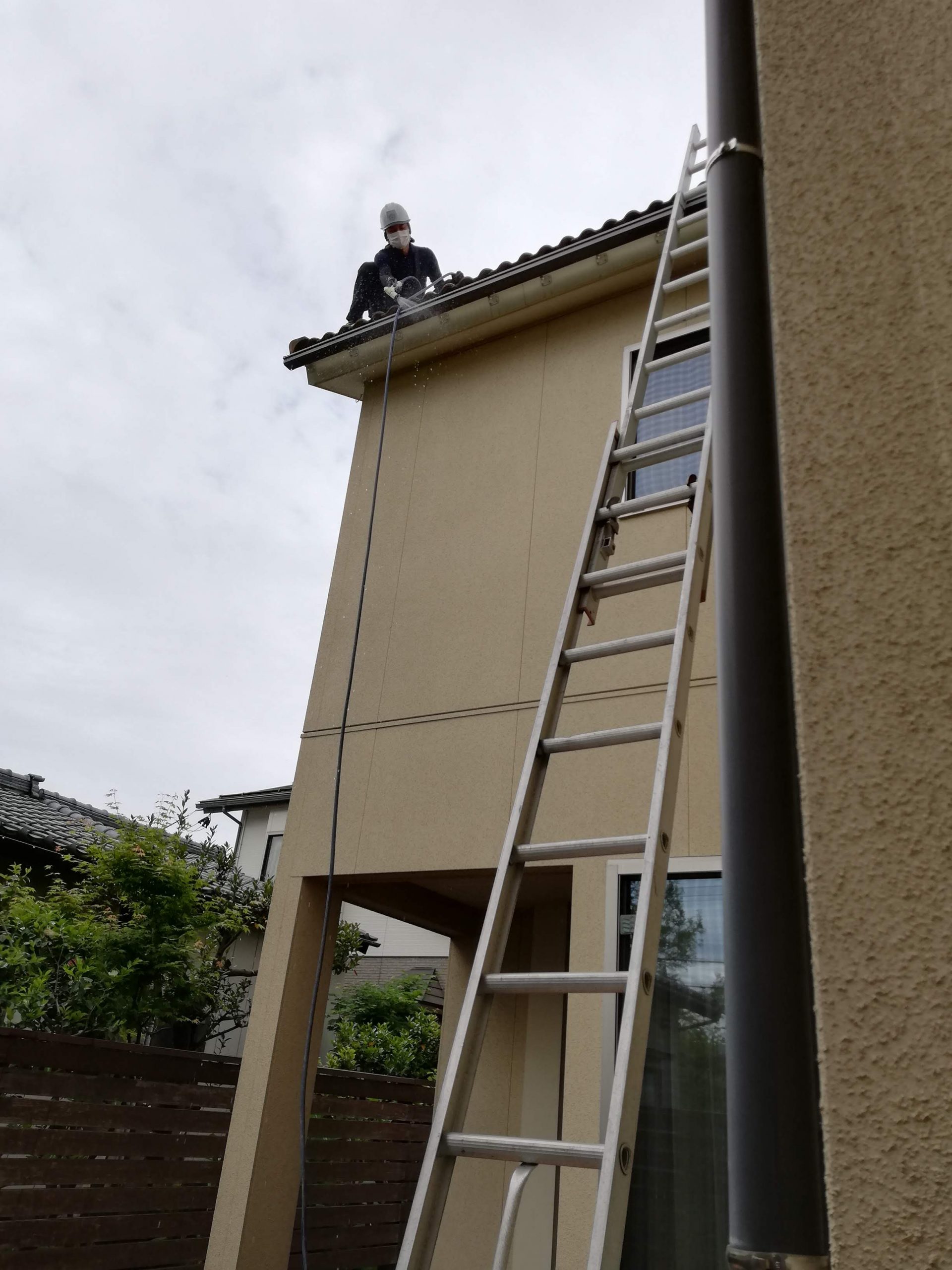 軒樋清掃