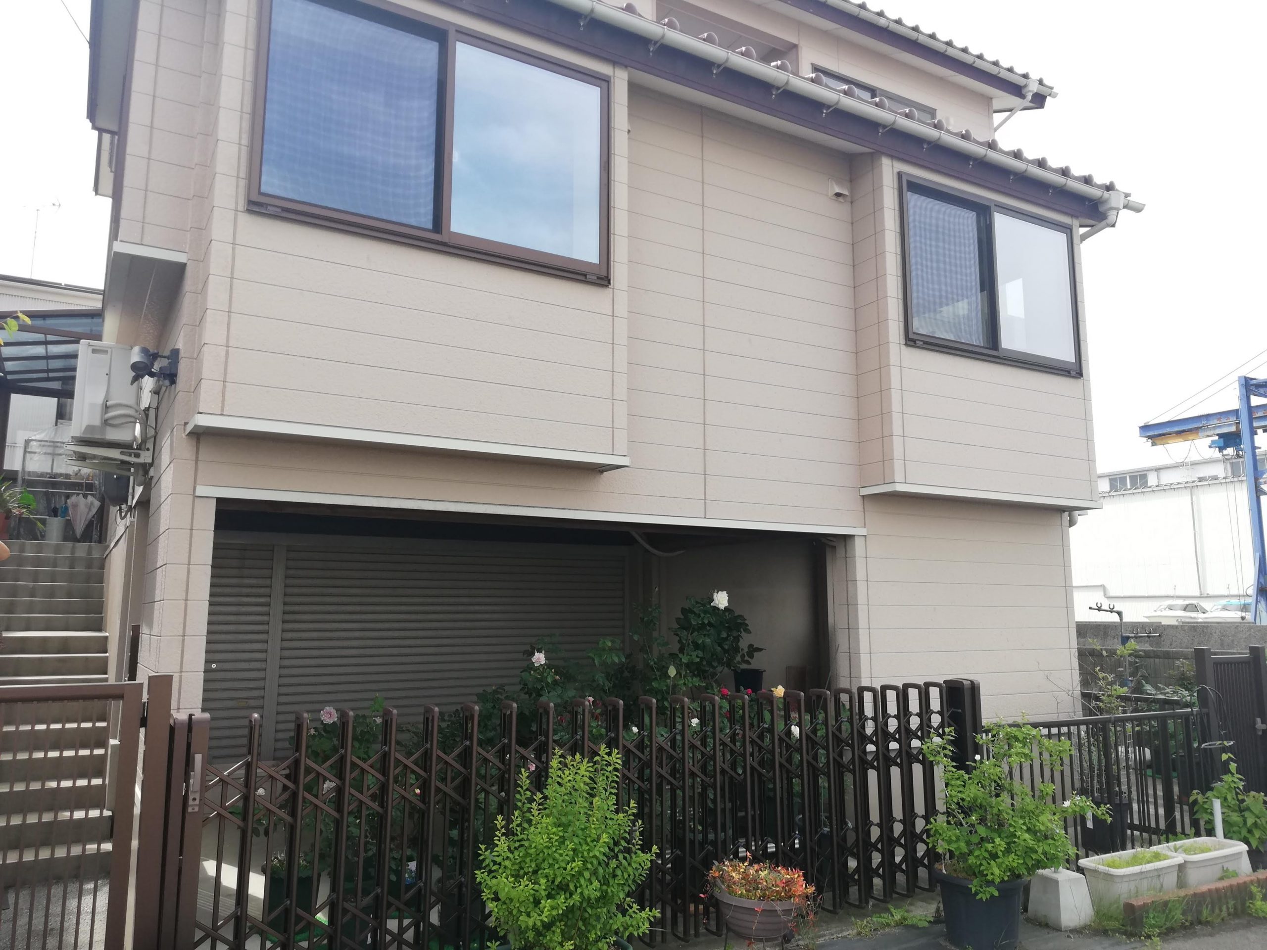 外壁一部張替・塗装工事