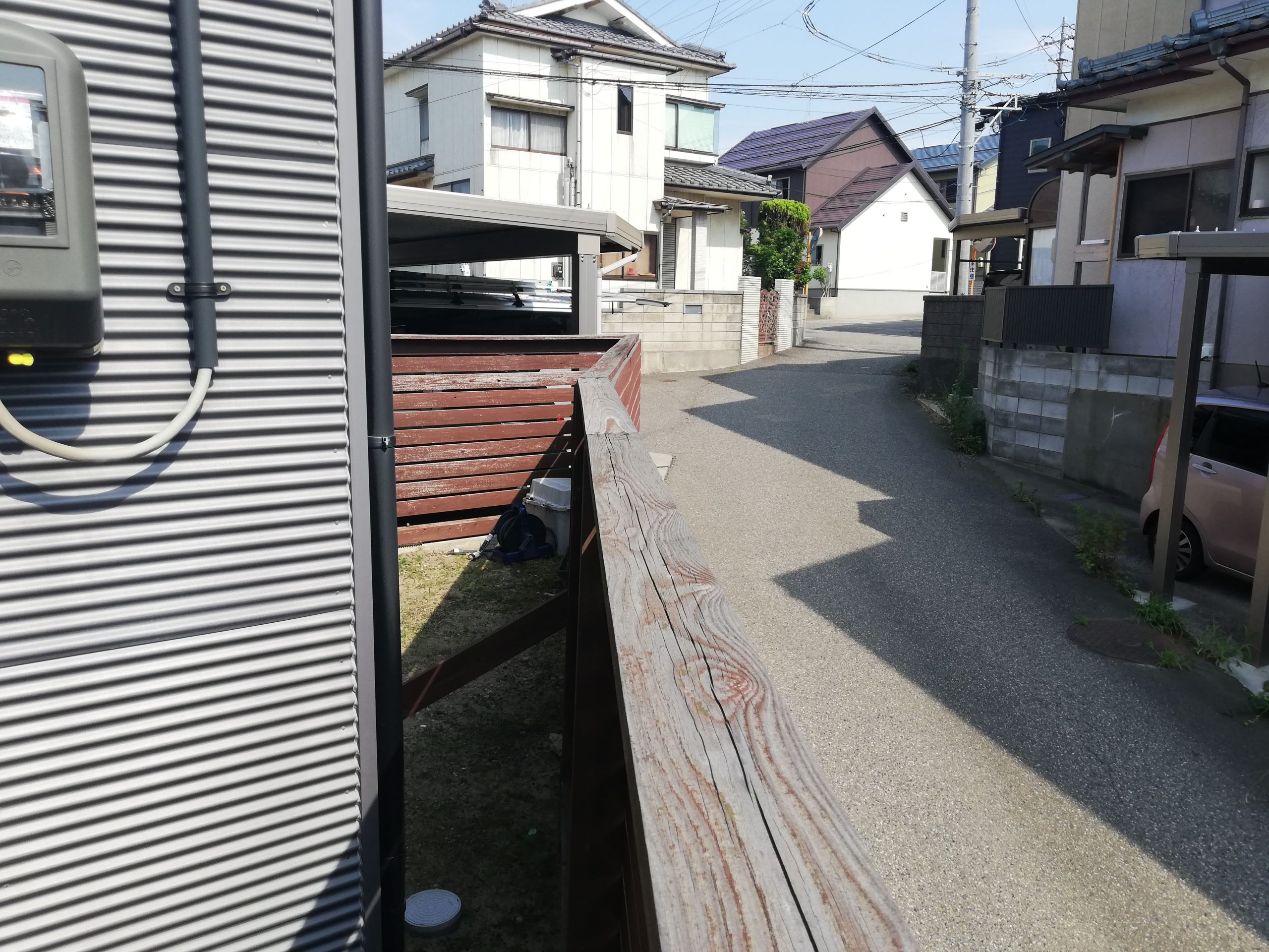 木塀塗装のご相談