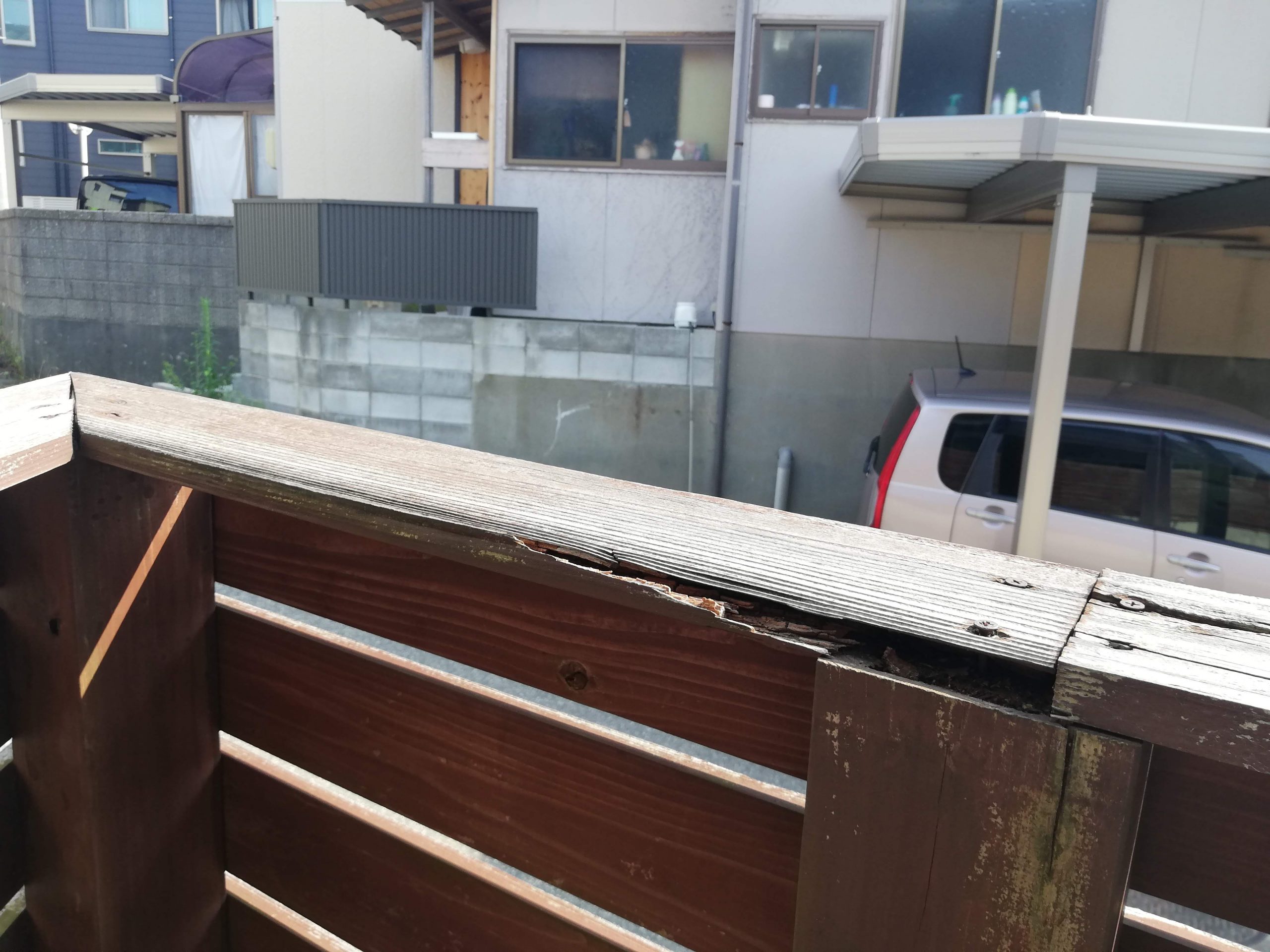 木塀塗装のご相談