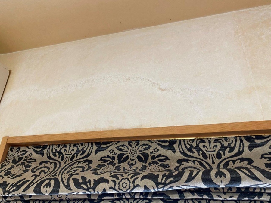 雨漏れ発生散水検査行いました