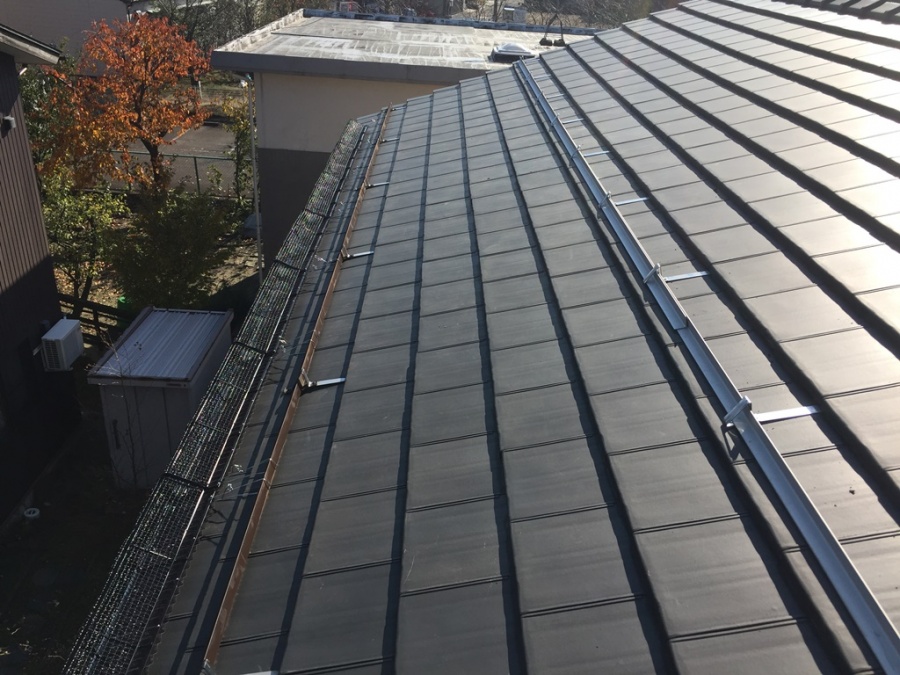 雪止めフェンス設置工事