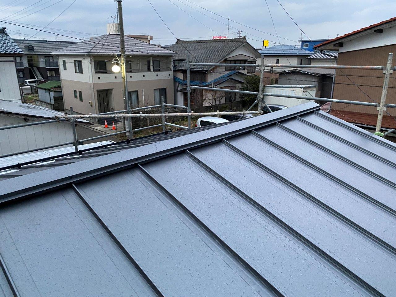 板金屋根葺き替え工事