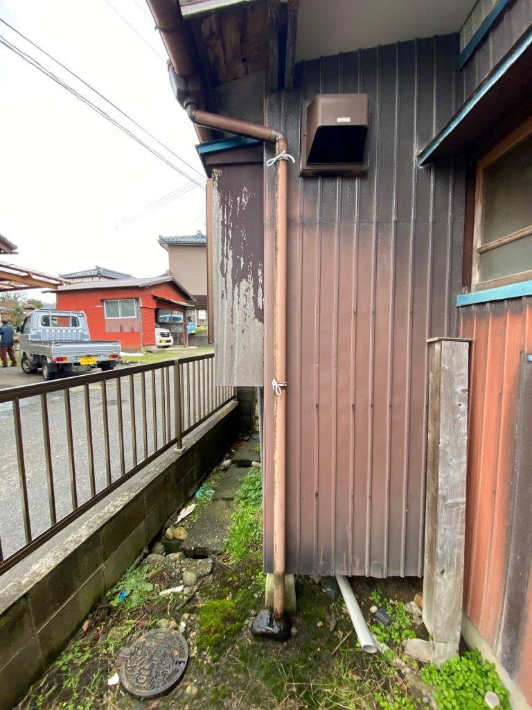 雨樋交換　現地調査