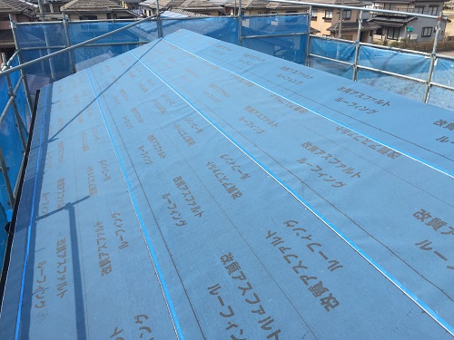 屋根張替工事、下葺