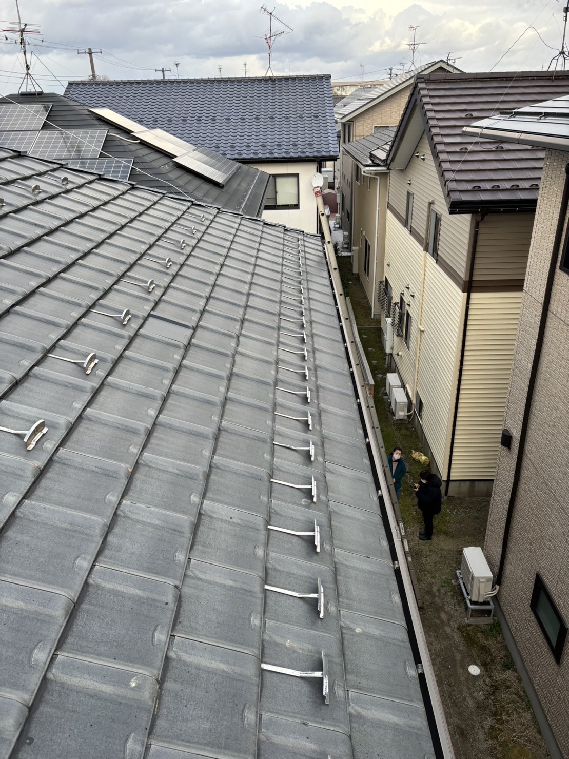 雪止め増設　現地調査