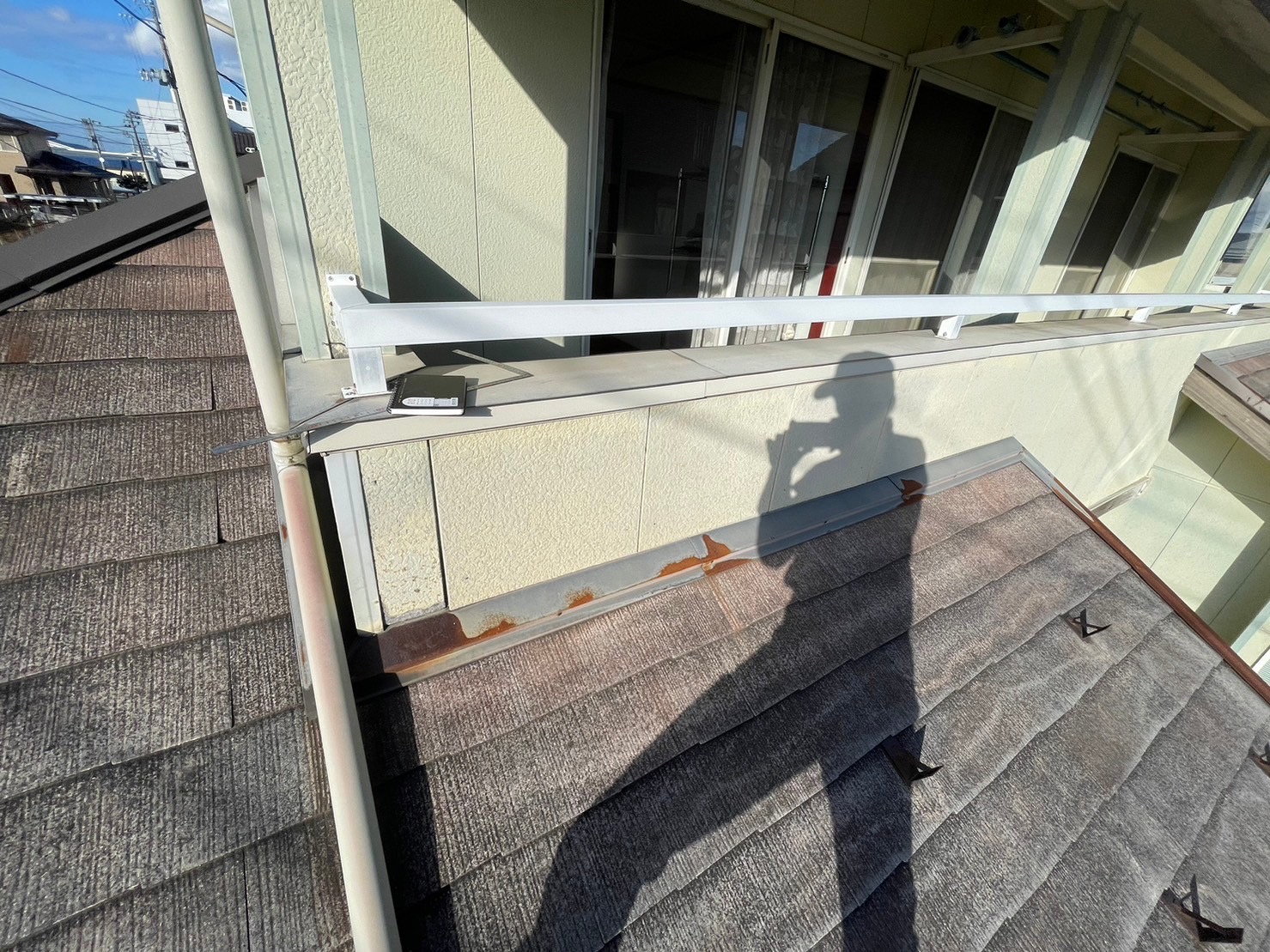 スレート瓦雨漏れ　現地調査