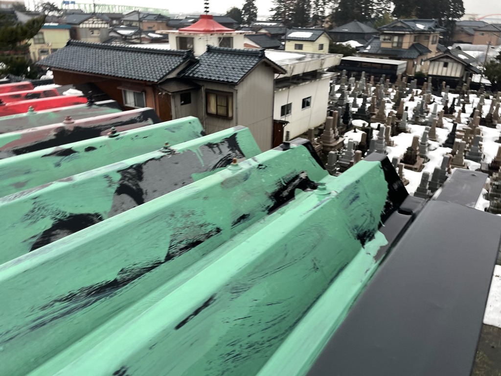 屋根結露　現地調査