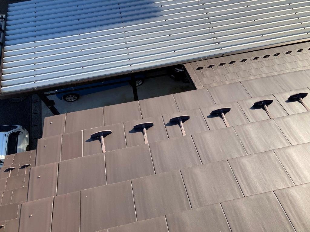 スノーメルトフェンス取り付け