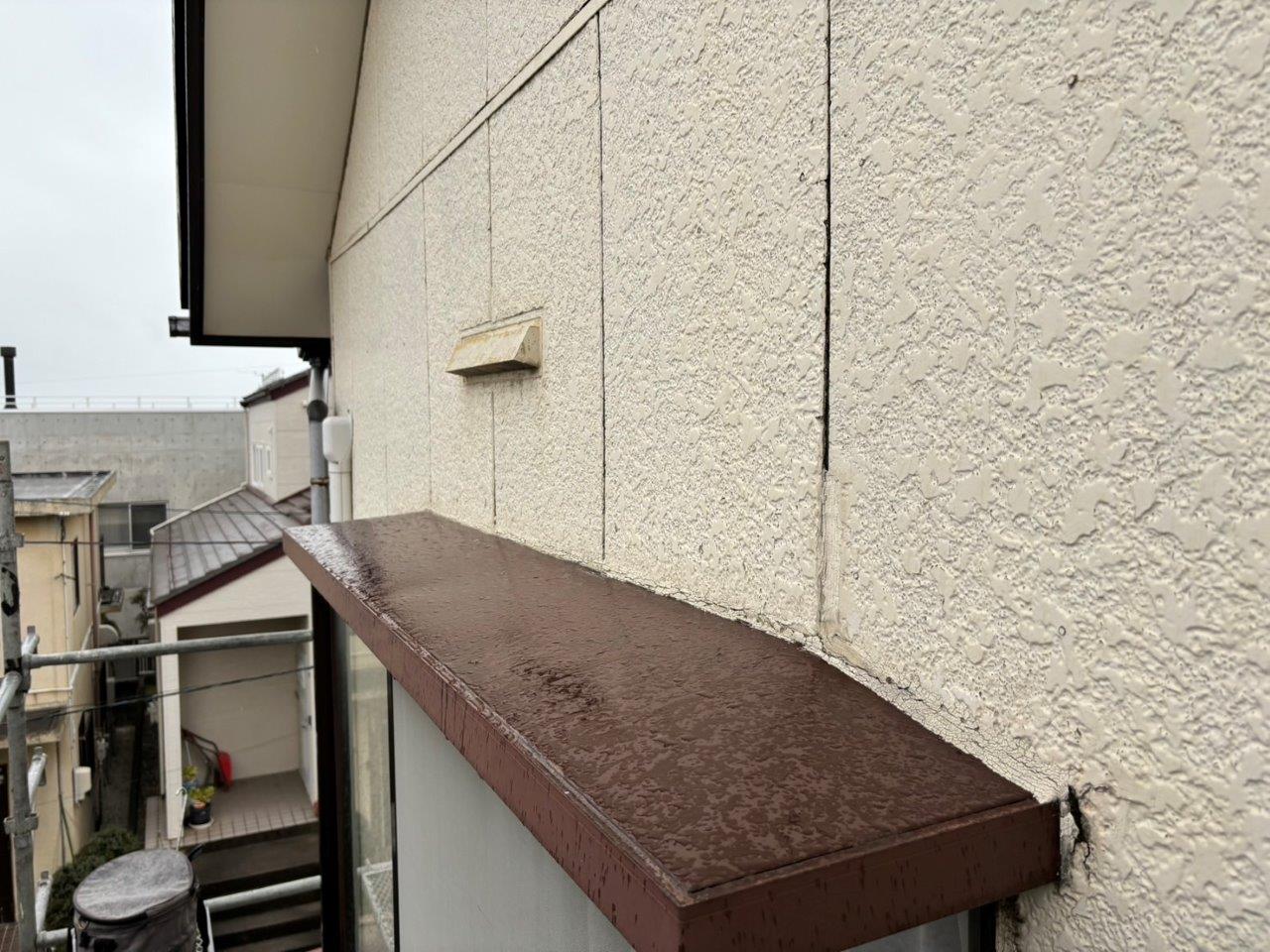 出窓雨漏れ修繕工事