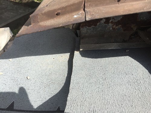 瓦屋根修繕　ルーフィング施工